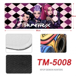 K-Pop Demon Hunters Anime peripheral lock edge mouse pad 90X40cm
