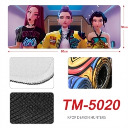 K-Pop Demon Hunters Anime peripheral lock edge mouse pad 90X40cm