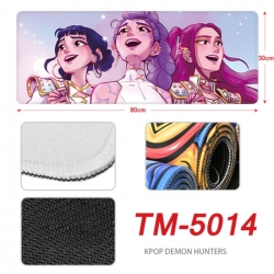 K-Pop Demon Hunters Anime peripheral lock edge mouse pad 90X40cm
