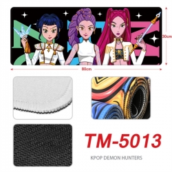 K-Pop Demon Hunters Anime peripheral lock edge mouse pad 90X40cm