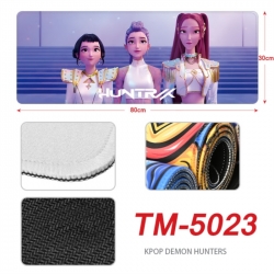 K-Pop Demon Hunters Anime peripheral lock edge mouse pad 90X40cm
