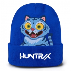 K-Pop Demon Hunters Anime peripheral colorful knitted hat