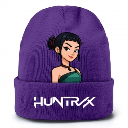 K-Pop Demon Hunters Anime peripheral colorful knitted hat