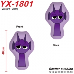 Sprunki Anime Alien Double sided Printed Pillow 40cm