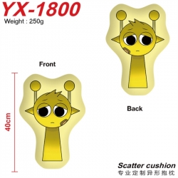 Sprunki Anime Alien Double sided Printed Pillow 40cm