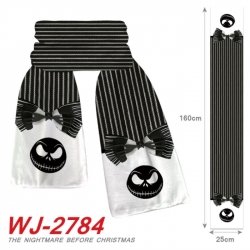 The Nightmare Before Christmas Anime Plush Impression Scarf Neck 25x160cm