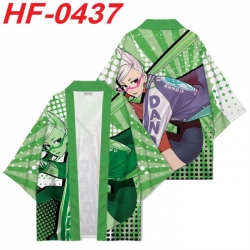 DANDADAN Anime digital printed French velvet kimono top from S to 4XL 