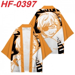 Chainsaw Man Anime digital printed French velvet kimono top from S to 4XL 