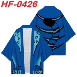 K-Pop:Demon Hunters Anime digital printed French velvet kimono top from S to 4XL 