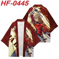 Solo Leveling:Arise Anime digital printed French velvet kimono top from S to 4XL 