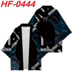 Solo Leveling:Arise Anime digital printed French velvet kimono top from S to 4XL 