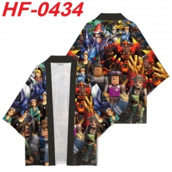 Roblox Anime digital printed French velvet kimono top from S to 4XL 