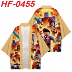 Roblox Anime digital printed French velvet kimono top from S to 4XL 