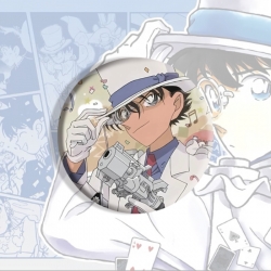 Detective conan Anime tinplate brooch badge price for 5 pcs