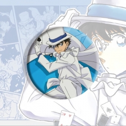 Detective conan Anime tinplate brooch badge price for 5 pcs