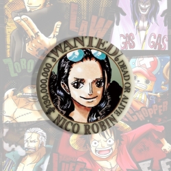One Piece Anime tinplate brooch badge price for 5 pcs