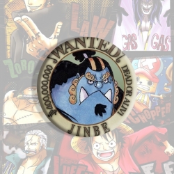 One Piece Anime tinplate brooch badge price for 5 pcs