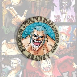 One Piece Anime tinplate brooch badge price for 5 pcs