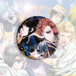 Kuroshitsuji Anime tinplate brooch badge price for 5 pcs