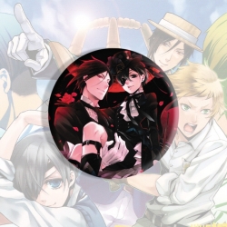 Kuroshitsuji Anime tinplate brooch badge price for 5 pcs
