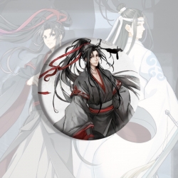 The wizard of the de Anime tinplate brooch badge price for 5 pcs