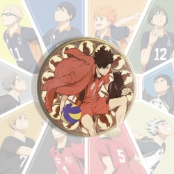 Haikyuu!! Anime tinplate brooch badge price for 5 pcs
