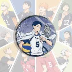 Haikyuu!! Anime tinplate brooch badge price for 5 pcs