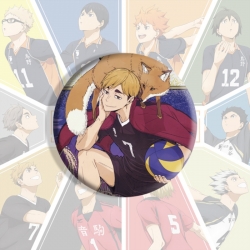 Haikyuu!! Anime tinplate brooch badge price for 5 pcs