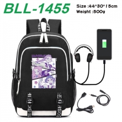 K-Pop:Demon Hunters Game Canvas Backpack Waterproof School Bag 44X30X15CM 500G
