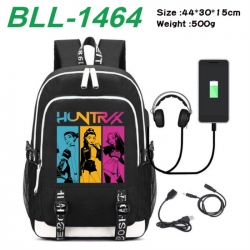 K-Pop:Demon Hunters Game Canvas Backpack Waterproof School Bag 44X30X15CM 500G