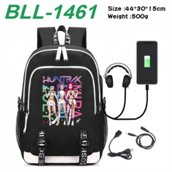 K-Pop:Demon Hunters Game Canvas Backpack Waterproof School Bag 44X30X15CM 500G
