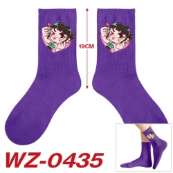 K-Pop:Demon Hunters Anime printing medium sock tube height 19cm price for  5 pairs
