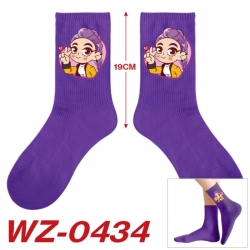 K-Pop:Demon Hunters Anime printing medium sock tube height 19cm price for  5 pairs