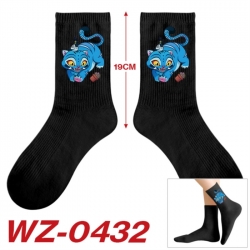 K-Pop:Demon Hunters Anime printing medium sock tube height 19cm price for  5 pairs