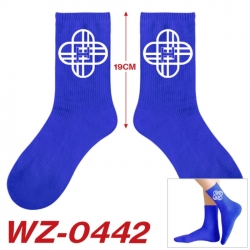 K-Pop:Demon Hunters Anime printing medium sock tube height 19cm price for  5 pairs