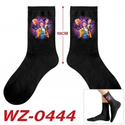 K-Pop:Demon Hunters Anime printing medium sock tube height 19cm price for  5 pairs
