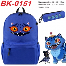 K-Pop:Demon Hunters Anime backpack pencil case set backpack 43X35X15CM