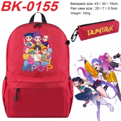 K-Pop:Demon Hunters Anime backpack pencil case set backpack 43X35X15CM
