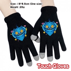 K-Pop:Demon Hunters Anime touch screen knitting all finger gloves 18X8.5CM