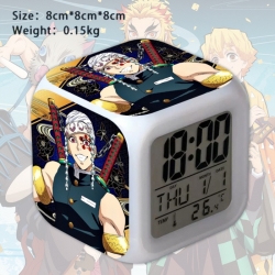 Demon Slayer Kimets Anime Square Alarm Clock 8x8x8cm