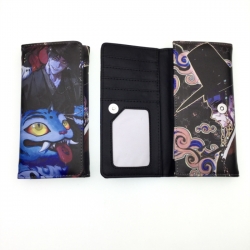 K-Pop Demon Hunters Anime full color button PU long wallet