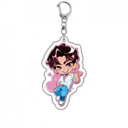 K-Pop Demon Hunters Anime Acrylic Keychain Charm price for 5 pcs