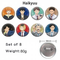 Haikyuu!! Anime tinplate brooc...