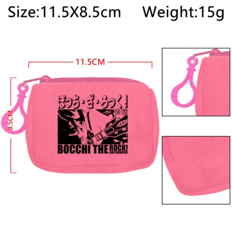 BOCCHI THE ROCK! Anime Plush Wallet Storage Bag Earphone Bag Coin Wallet price for 5 pcs