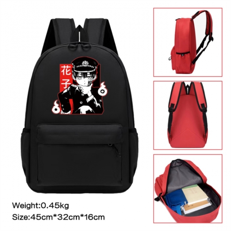 Toilet-bound Hanako-kun  Anime peripheral Oxford cloth color cartoon backpack 45x32x16cm