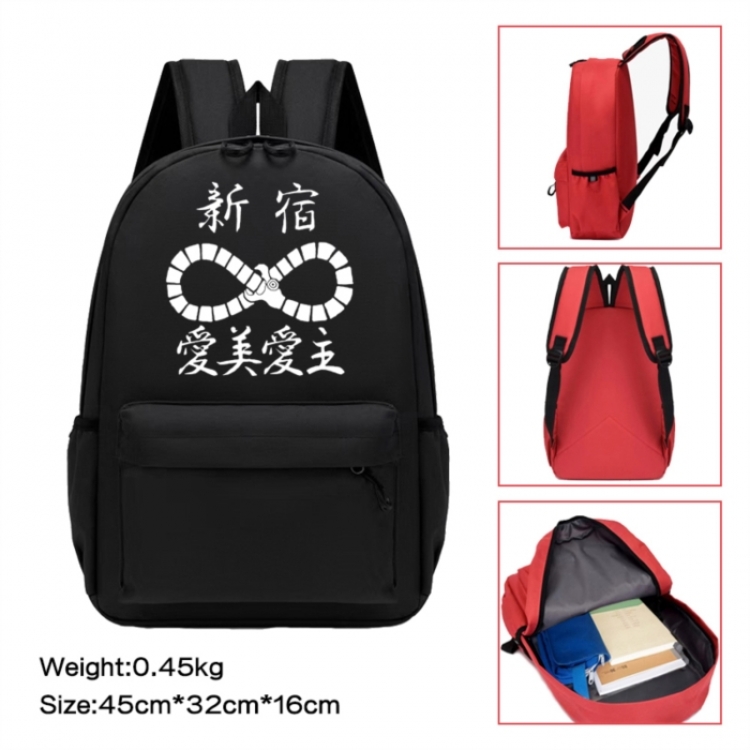Tokyo Revengers Anime peripheral Oxford cloth color cartoon backpack 45x32x16cm