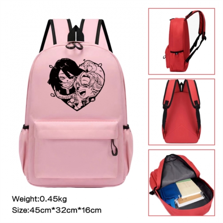 Demon Slayer Kimets Anime peripheral Oxford cloth color cartoon backpack 45x32x16cm