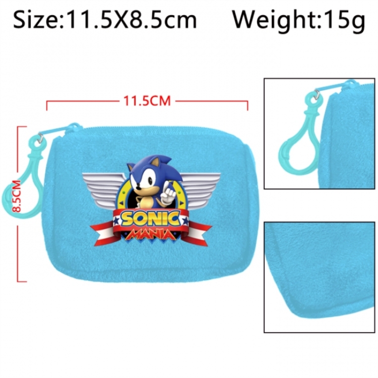 Sonic The Hedgehog Anime Tinplate Bright Film Emblem Badge 75mm a set of 6