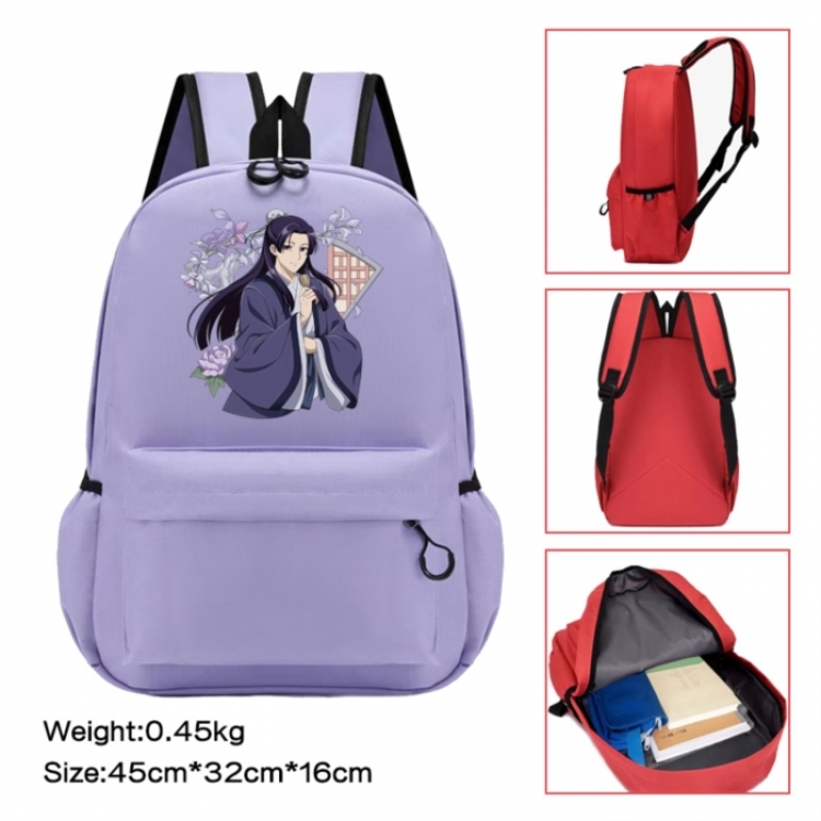 The Apothecary Diaries Anime peripheral Oxford cloth color cartoon backpack 45x32x16cm