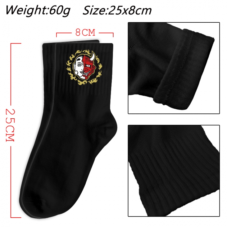 Tokyo Revengers Anime Print Long Crew Cotton Socks 25x8cm